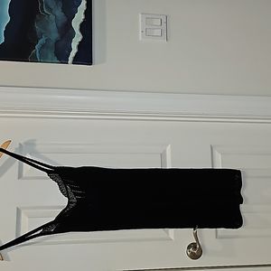 NWOT - Free people knit black slip, size M